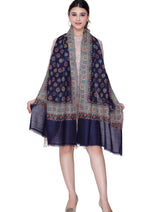 Women's Jacquard shawls - Thumbnail 4