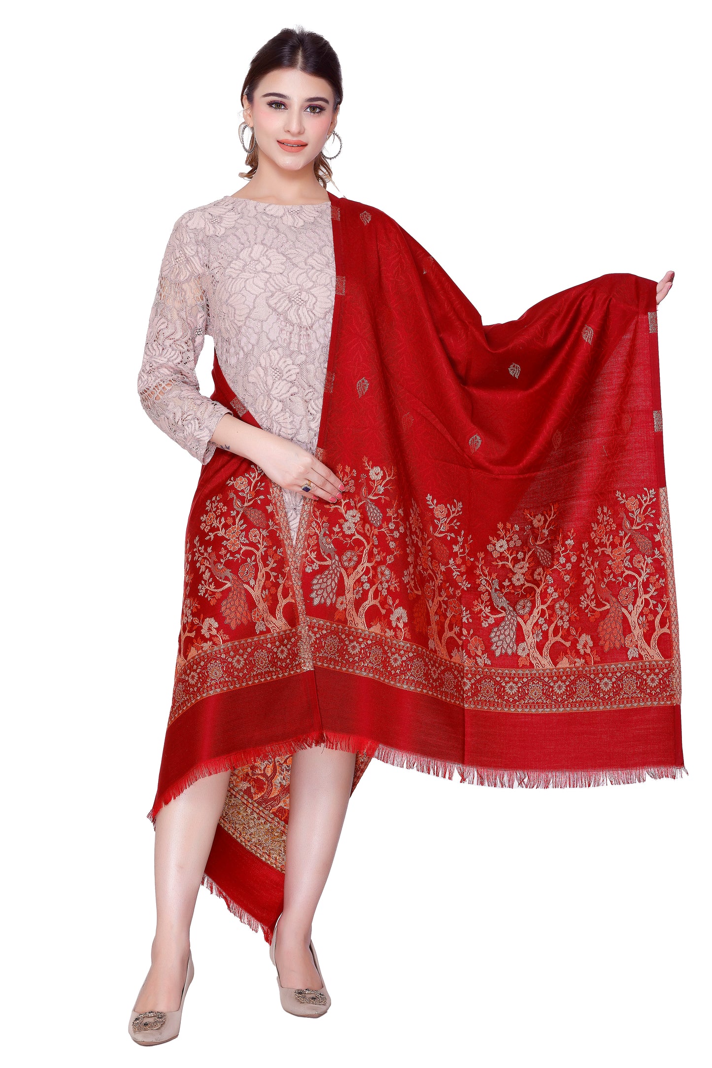Women's Jacquard shawls