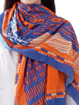Women's Premium Cotton Designer Fashion Stole - Thumbnail 2