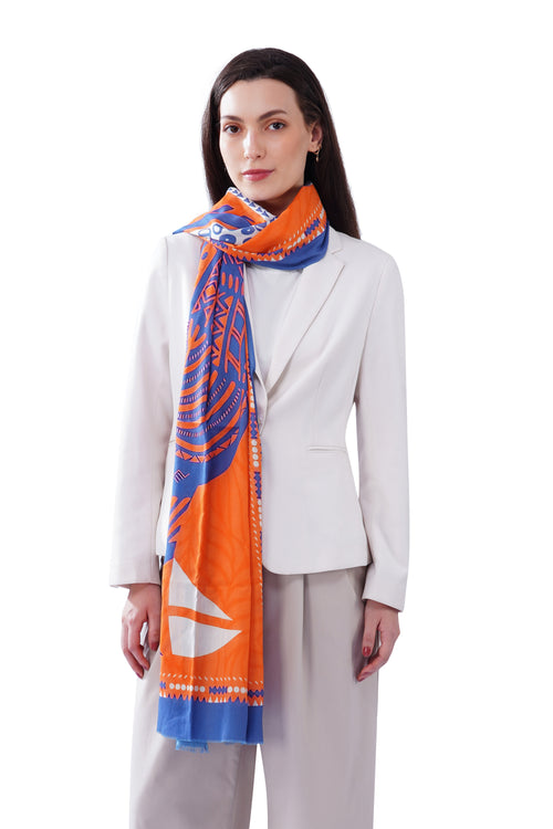 Women's Premium Cotton Designer Fashion Stole