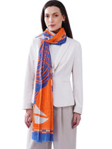 Women's Premium Cotton Designer Fashion Stole - Thumbnail 1