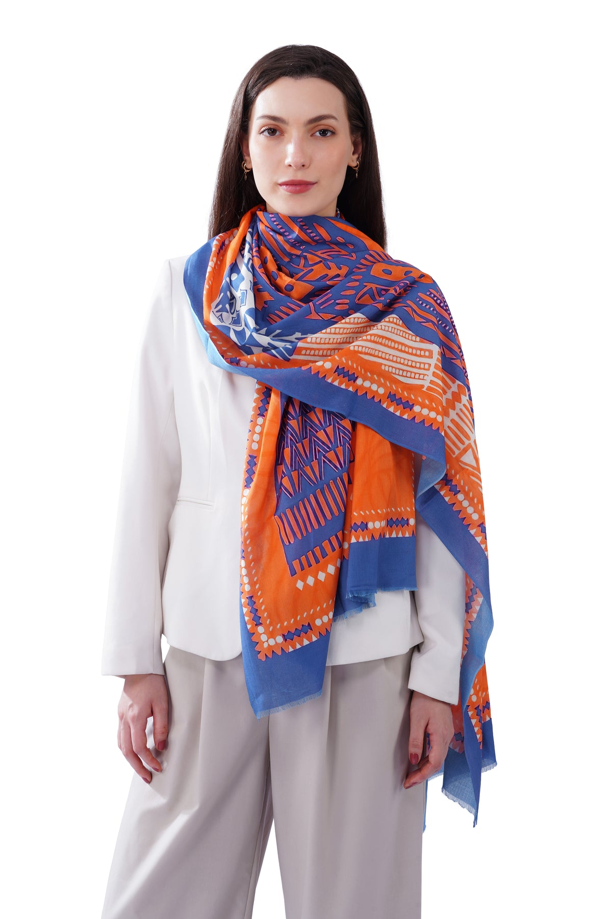 Women's Premium Cotton Designer Fashion Stole - Image 4
