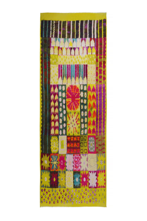 Women's Multi Colour Designer Art Modal Stole