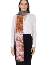 Women's Multi Colour Artistic Pure Cotton Elegant Shawl - Thumbnail 3