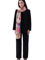 Women's Beige Soft Cotton Elegant Printed Stole - Thumbnail 4
