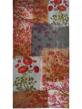 Women's Multi Colour Artistic Pure Cotton Elegant Shawl - Thumbnail 5