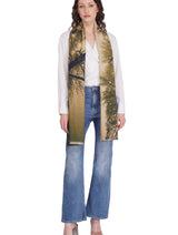 Toosh Moda Women's Beige Natural Cotton Elegant Designer Stole - Thumbnail 1