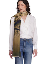 Toosh Moda Women's Beige Natural Cotton Elegant Designer Stole - Thumbnail 2
