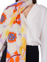 Women's Multi Colour Contemporary Modal Printed Stole - Thumbnail 4