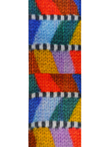 Women's Multi Colour Luxe Wool Printed Fashion Stole - Thumbnail 5