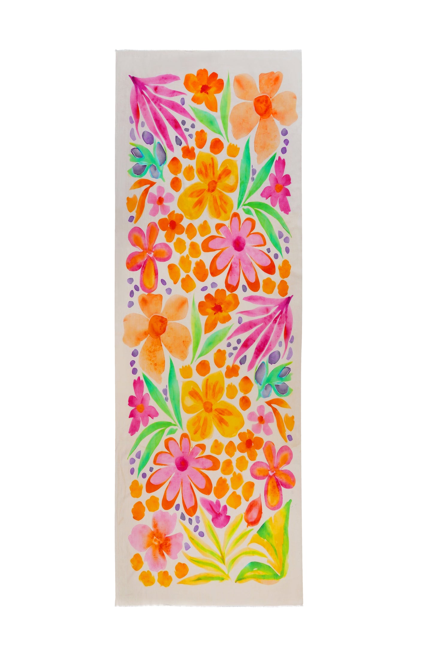 Women's Cream Classic Modal Premium Printed Stole
