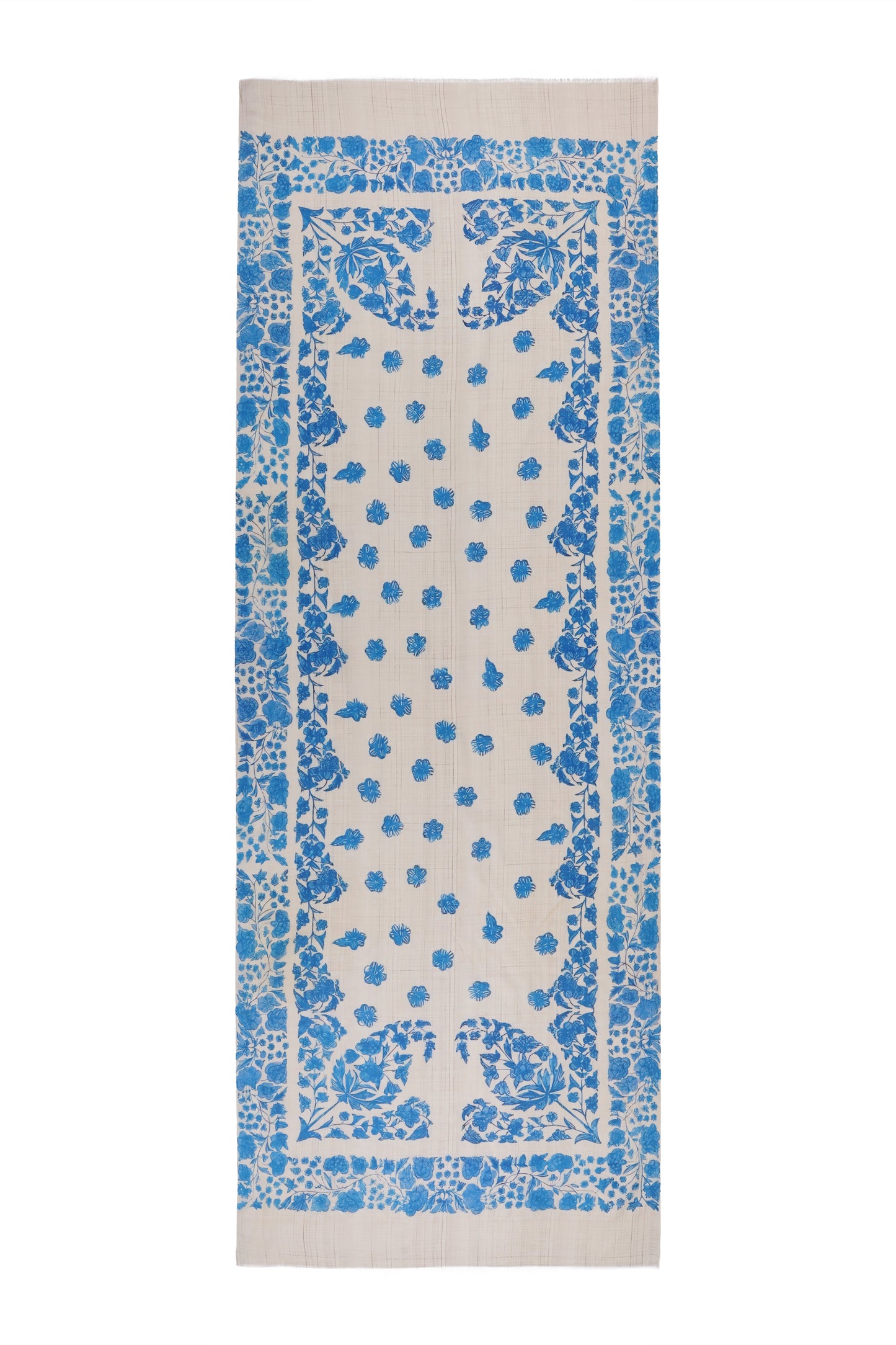 Toosh Moda Women’s White Minimal Modal Elegant Stole