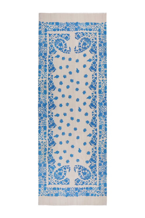 Toosh Moda Women’s White Minimal Modal Elegant Stole