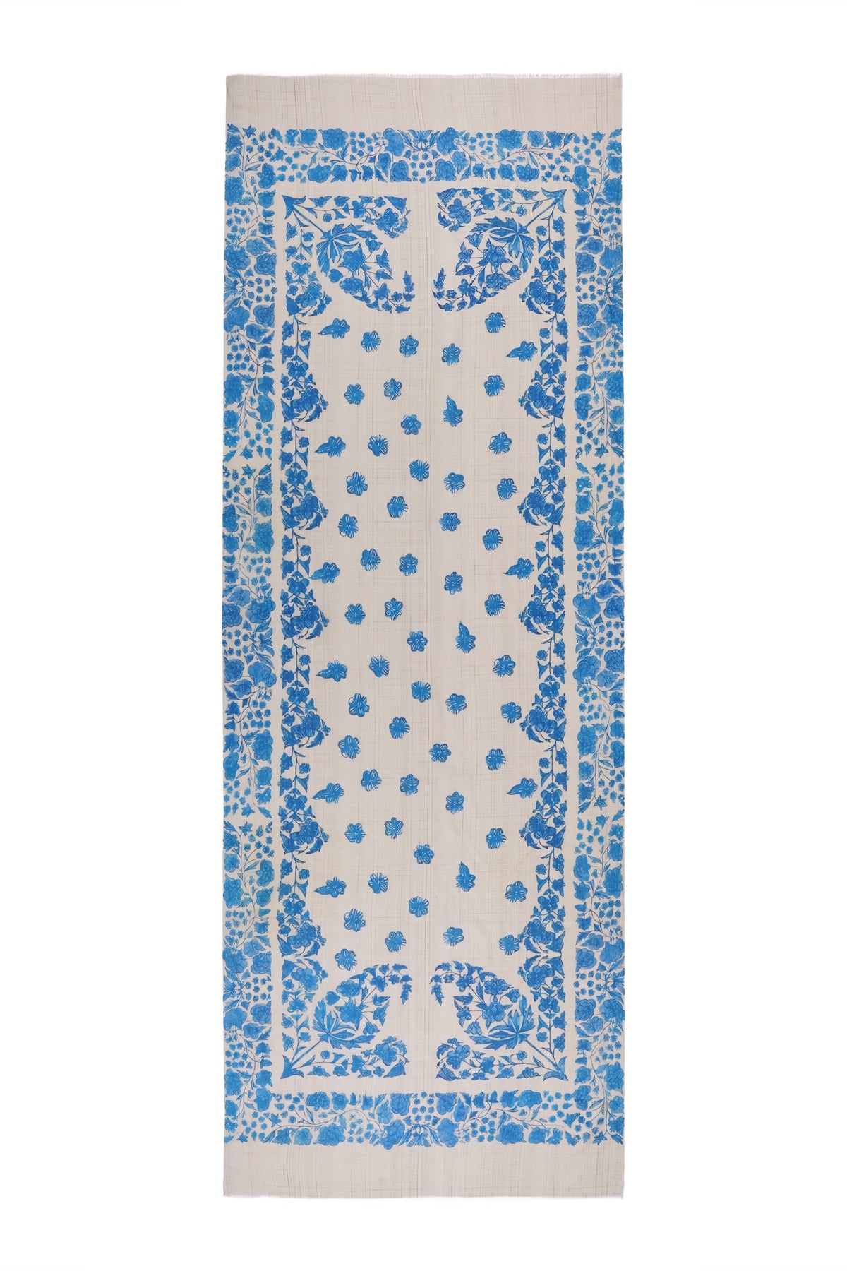 Toosh Moda Women’s White Minimal Modal Elegant Stole - Image 3