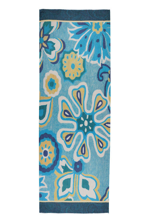 Premium Blue Modal Stole for Women | Toosh Moda Elegant Collection