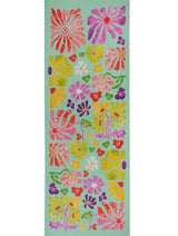 Women's Mint Green Floral Printed Lightweight Cotton Stole - Thumbnail 5
