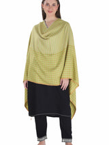 شالات نسائية شتوية عرقية جميلة مزخرفة من توش مودا (أخضر 60*180) - Thumbnail 1