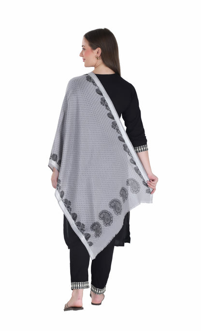 Zari border Beautiful Winter Wear Shawls