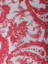 شالات نسائية شتوية جميلة ومزخرفة من Toosh Moda (أحمر 60*180) - Thumbnail 6