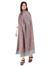 شالات كاني شالات كاني لملابس الشتاء العرقية الجميلة والمزخرفة للسيدات من توش مودا (رمادي 100*200) - Thumbnail 5