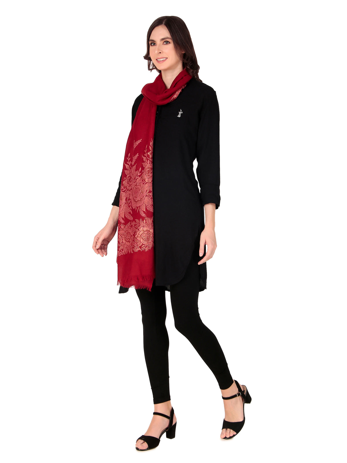 Fine Wool Jamawar jacquard Shawls - Image 3