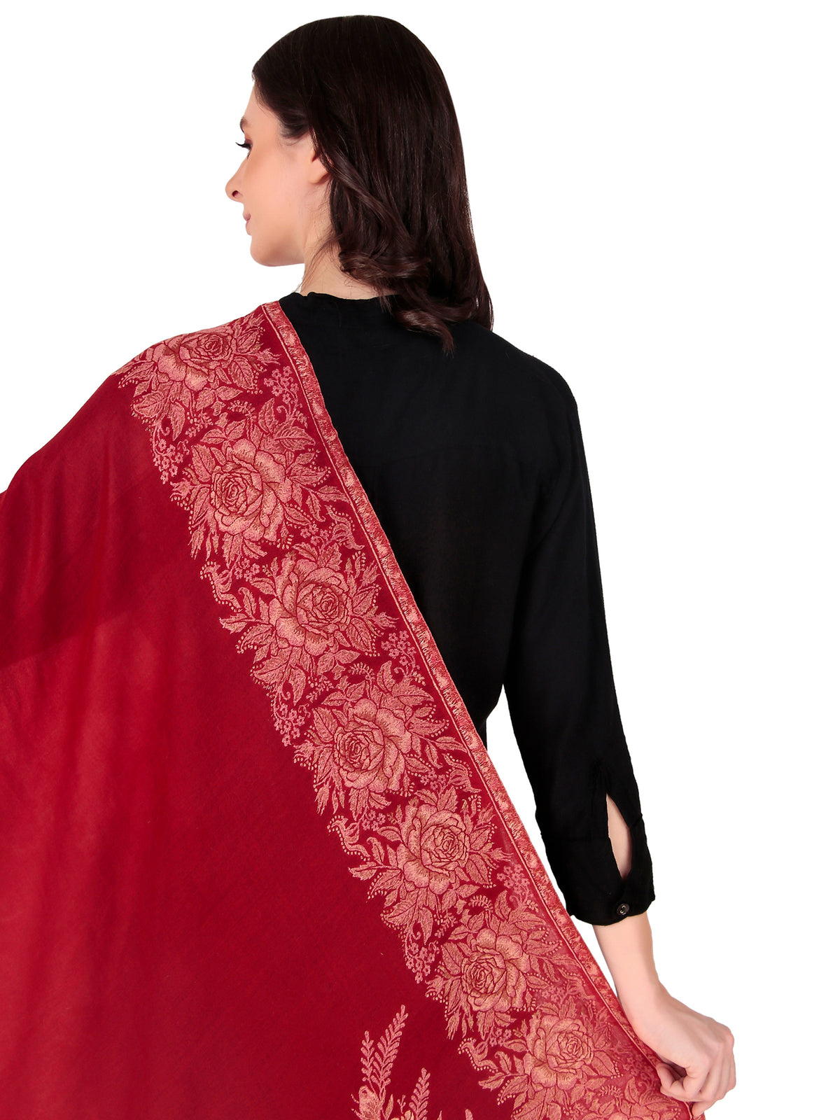 Fine Wool Jamawar jacquard Shawls - Image 6