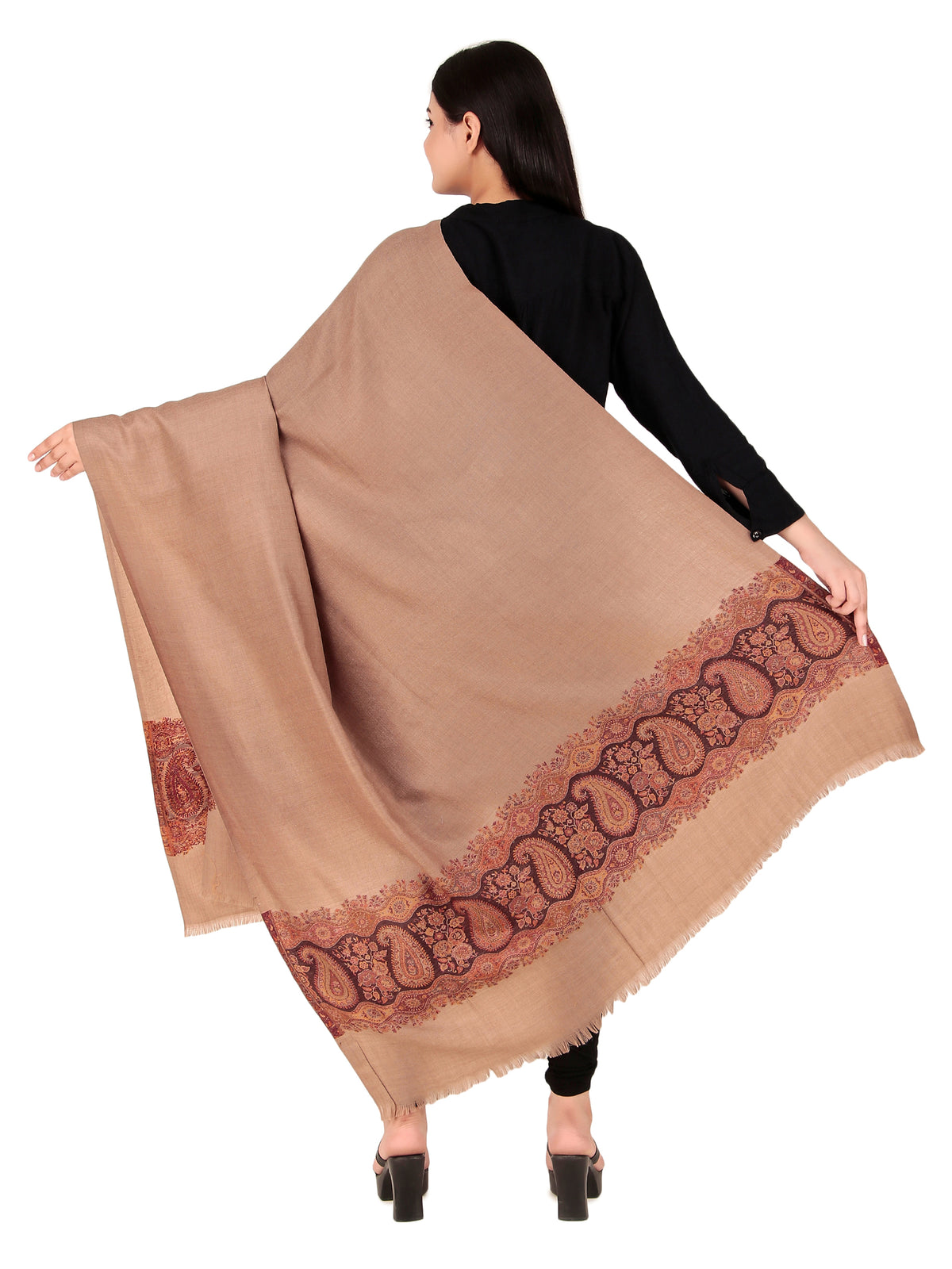 Beautiful  jacquard Shawls - Image 3