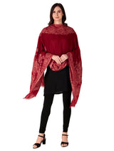 Fine Wool Jamawar jacquard Shawls - Thumbnail 7