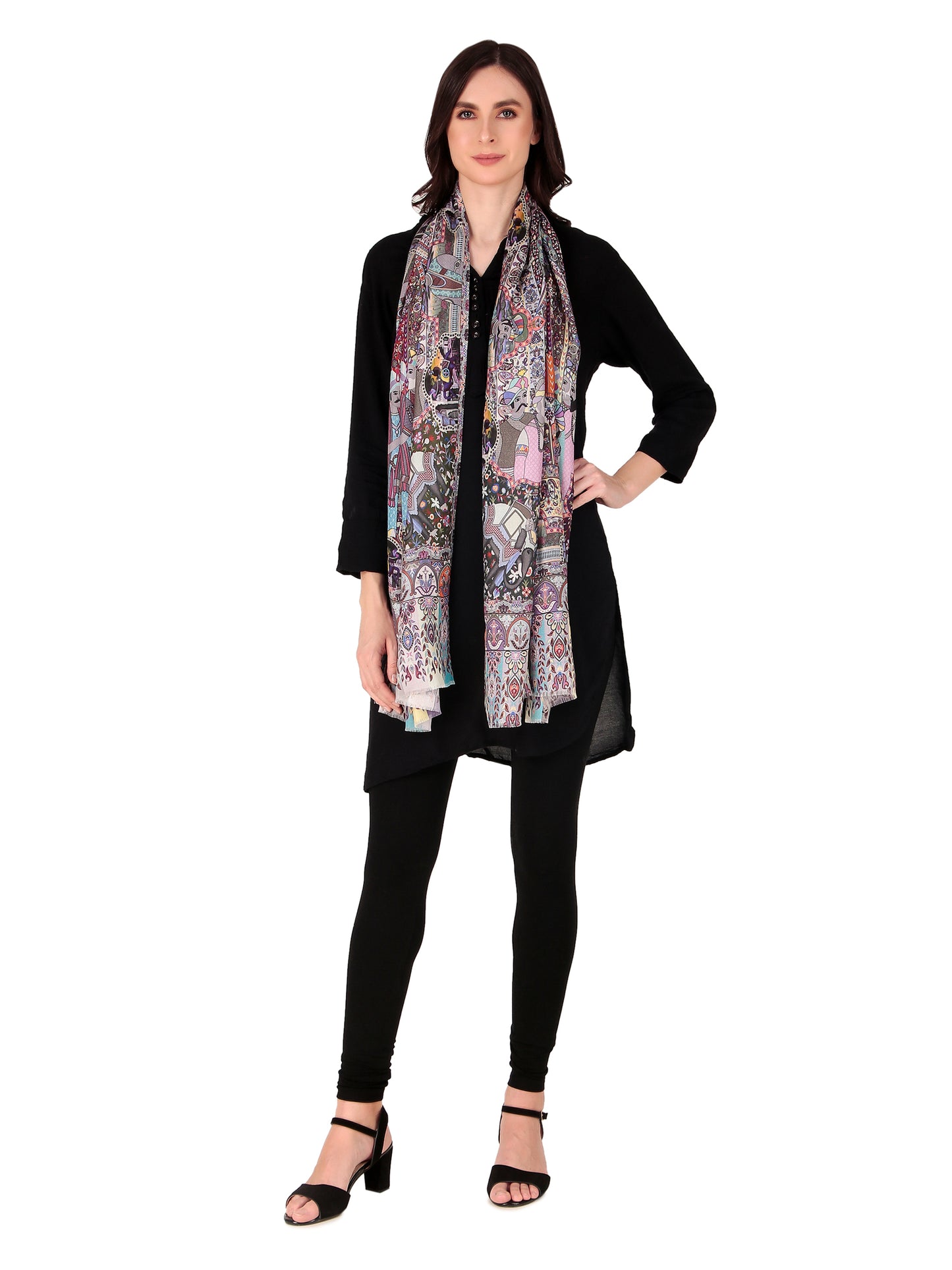 Beautiful Digital Print Stole