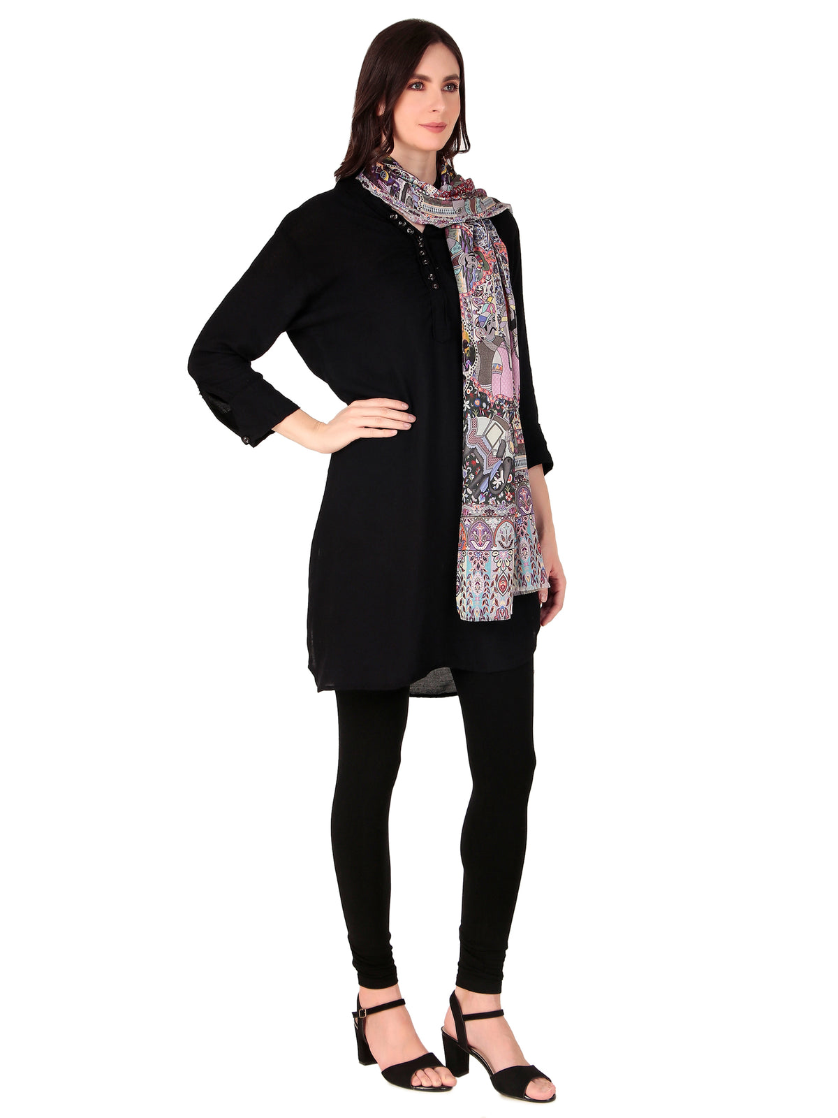 Beautiful Digital Print Stole - Image 5