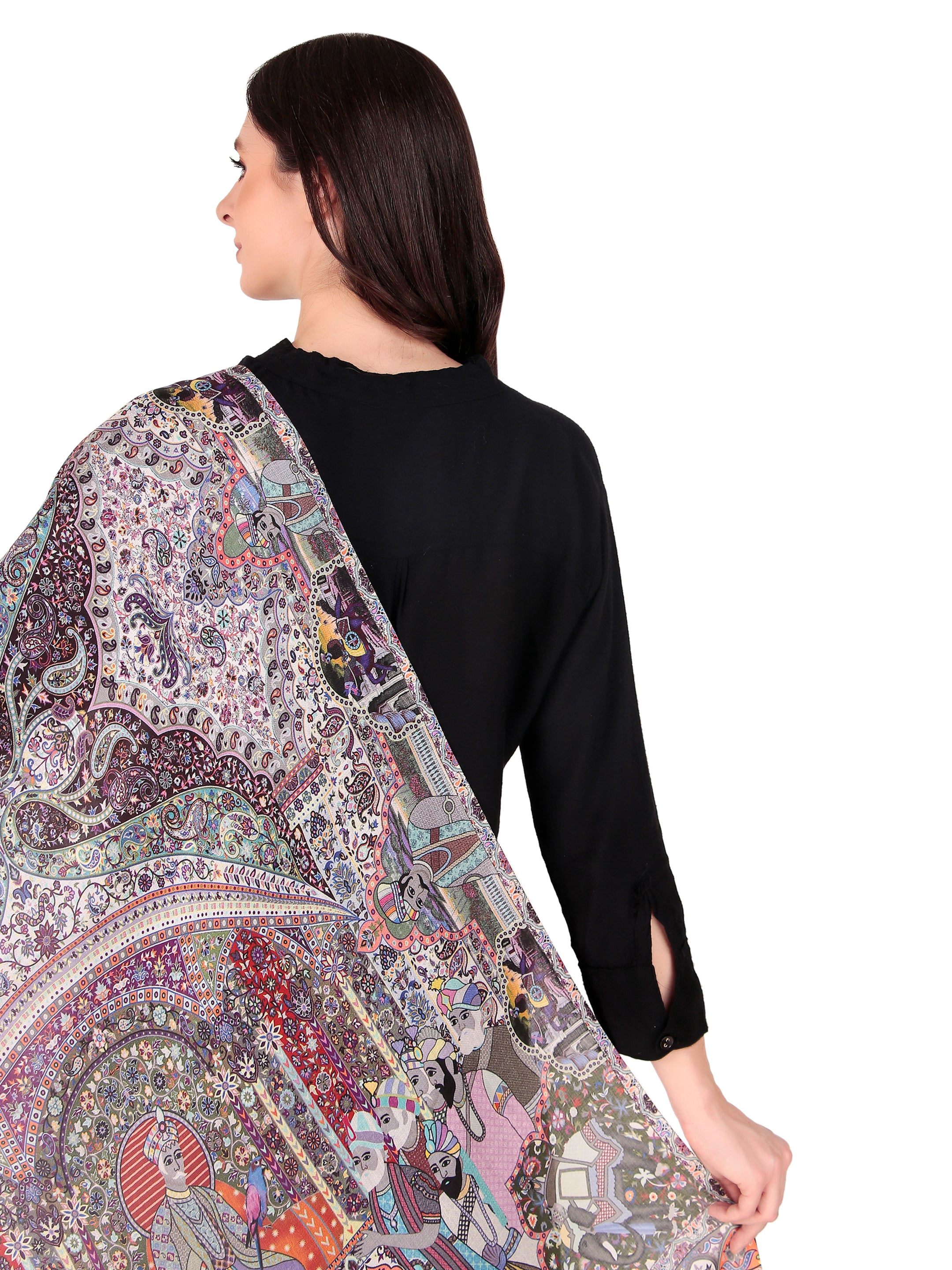 Beautiful Digital Print Stole