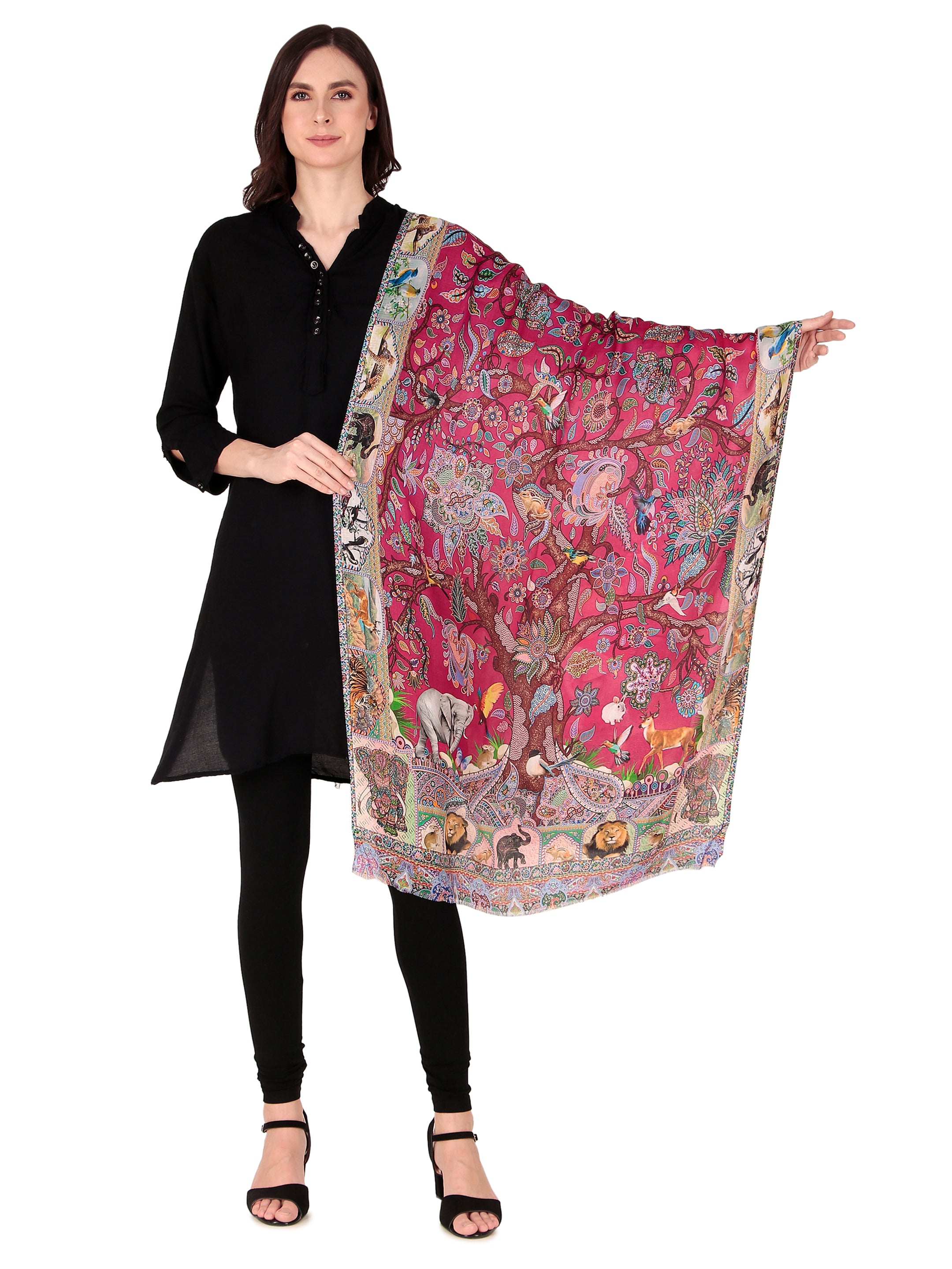 Beautiful  Digital Print Stole