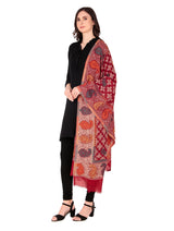 Fine Wool Jamawar Stole - Thumbnail 4