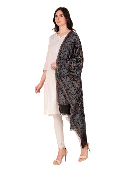 fine Wool jamawar shawl  Stole