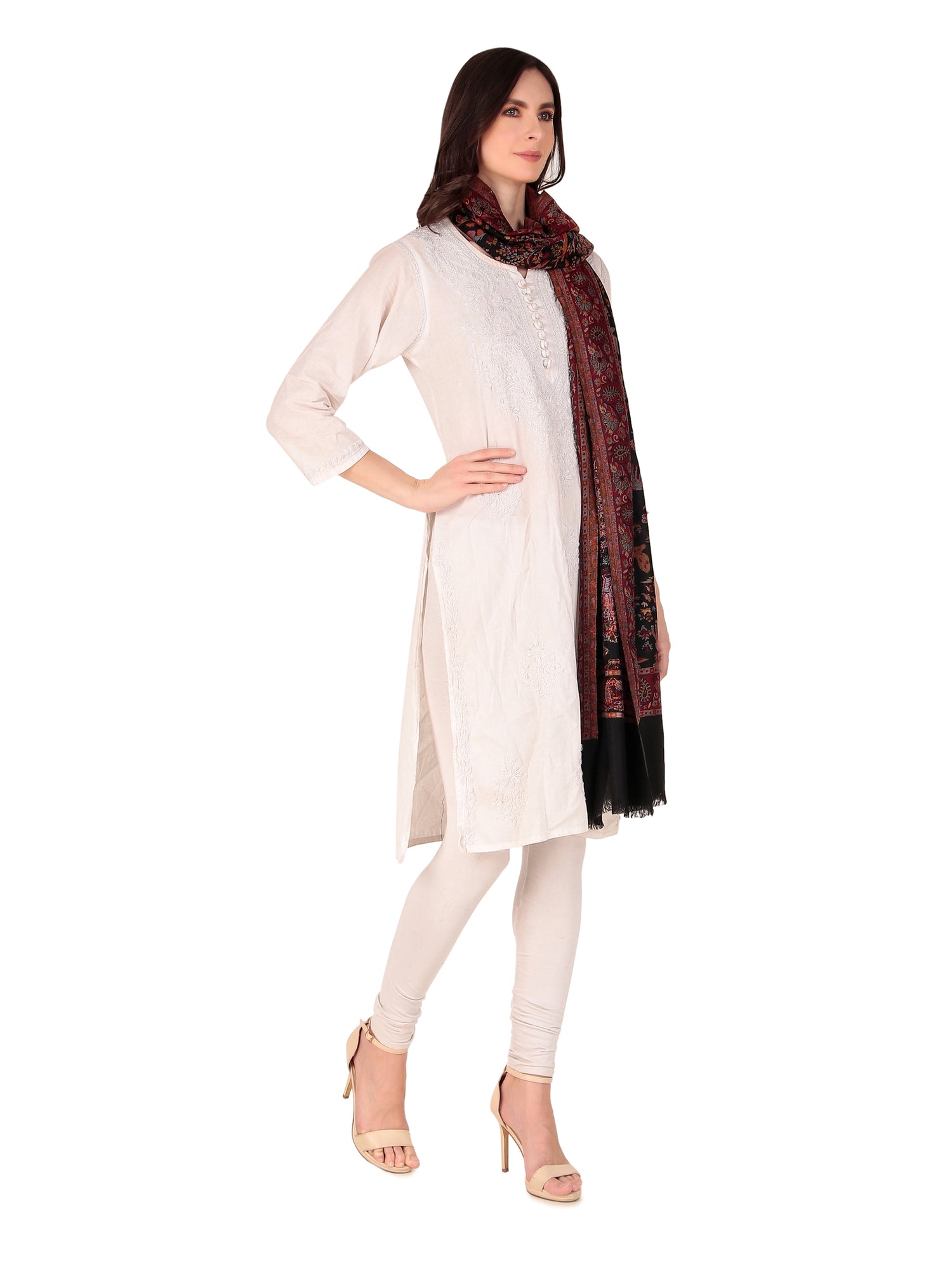 Fine Wool jamawar jacquard Shawls