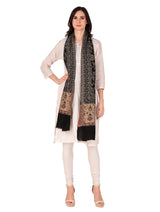 Fine Wool Jamawar jacquard Shawls - Thumbnail 4