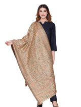 GOLDN ZARI SHAWLS (BEIGE) - Thumbnail 4