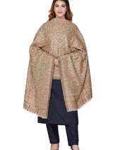 GOLDN ZARI SHAWLS (BEIGE) - Thumbnail 1