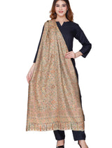GOLDN ZARI SHAWLS (BEIGE) - Thumbnail 2